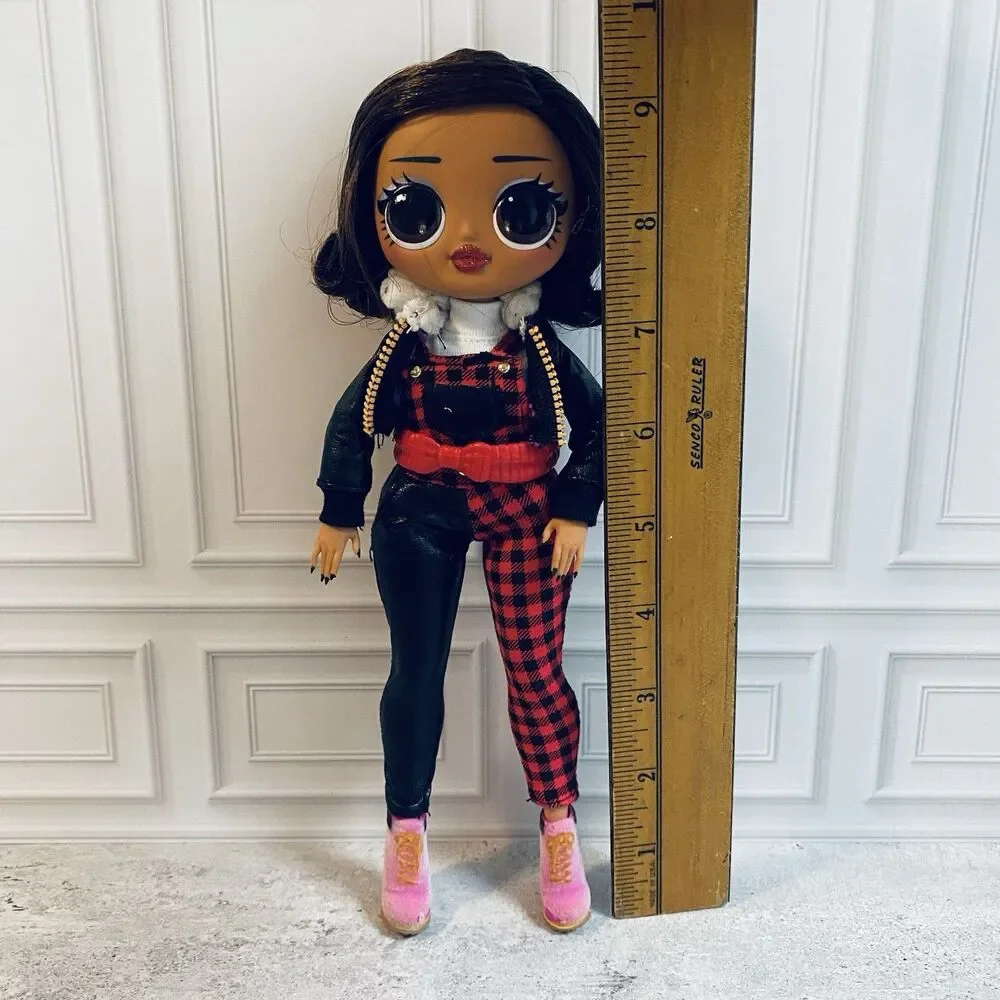 LOL Surprise OMG Winter Chill Camping Fashion Doll With Black And Red Pants